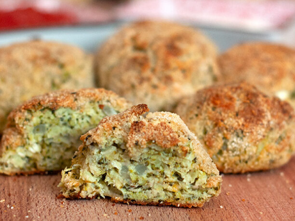 Albóndigas de brócoli y queso