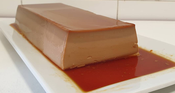 Flan de café al horno