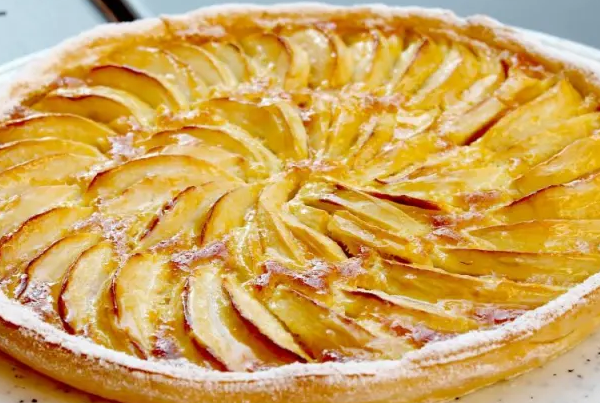 Tarta de manzana exprés